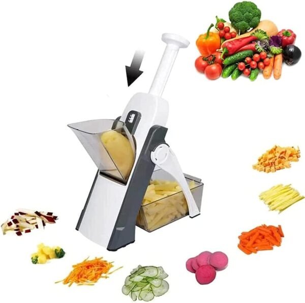 5 In 1 Multifunctional Vegetable Cutter And Slicer. - Image 3