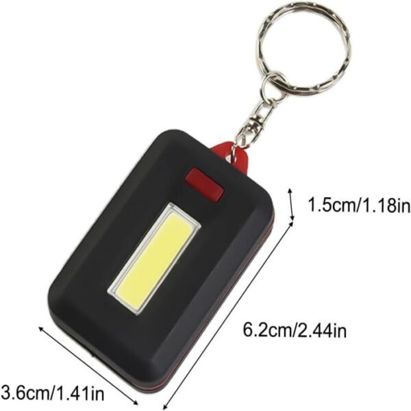 Mini LED Flashlight Keychain 2 pis - Image 2